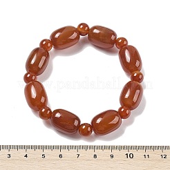 Natürliche carnelian bead stretch Armbändern&nbsp;G-P570-01G