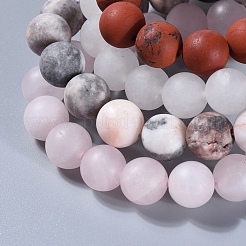 Cuentas de piedras preciosas naturales se extienden pulseras&nbsp;BJEW-JB04171