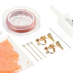 Kit per realizzare orecchini con rami di perline miyuki&nbsp;DIY-H165-03A