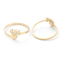 Anillos de acero inoxidable con revestimiento iónico (IP) 201&nbsp;RJEW-M136-01D-G