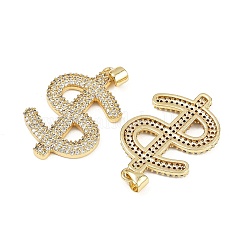 Colgante micropavé cubic zirconia de latón&nbsp;KK-S526-22G