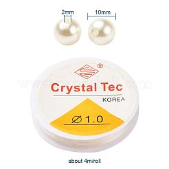 164 pz fiore e perline rotonde in plastica e lega rotonde&nbsp;DIY-YW0002-57