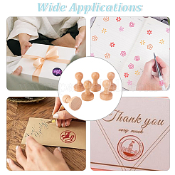 Timbres en bois&nbsp;DIY-WH0678-99C