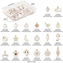 40 pz 20 stili in lega di ciondoli in smalto&nbsp;ENAM-FS0003-32