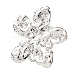 Bagues ouvertes en acier inoxydable 304 pour femmes&nbsp;RJEW-C162-01A-P