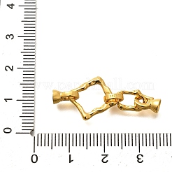 925 Faltschließe aus klarem Zirkonia in Mikropavé-Optik aus Sterlingsilber&nbsp;STER-B006-05G