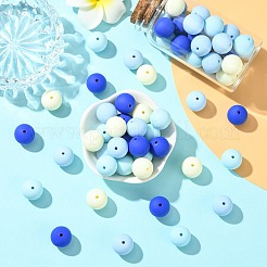 Perles en acrylique opaque de style caoutchouté&nbsp;LS-MACR-CJC0009-02D