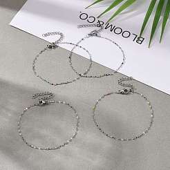 Bracelets chaîne en émail&nbsp;BJEW-JB06286