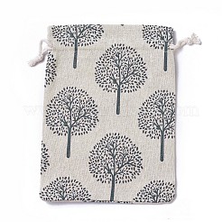 Pochettes en toile de jute&nbsp;ABAG-I001-13x18-16