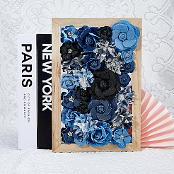 10 stücke 7 arten denim blume für kleidung bekleidungs zubehör dekorative&nbsp;DIY-HS0001-82A