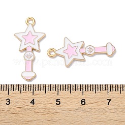 Pendente smaltati in lega&nbsp;ENAM-O001-11B-G
