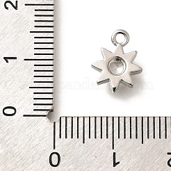 Ottone micro spianare fascino zirconi&nbsp;KK-C085-19P