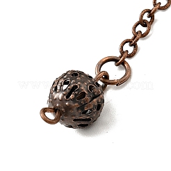 Messingkabelkette spitzes Wünschelrutenpendel&nbsp;HJEW-D004-04R