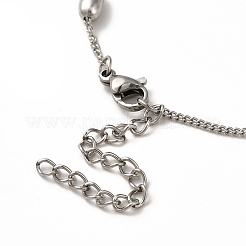Bracciali a catena in acciaio inossidabile 304 anti-ossidazione&nbsp;BJEW-P292-01P