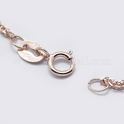 Colliers avec chaîne en 925 argent sterling&nbsp;STER-F039-40cm-17RG
