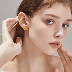 12 paire de boucles d'oreilles manchettes en acier inoxydable 304&nbsp;EJEW-HS0001-36G