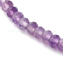 Bracciali di perline di ametista naturale&nbsp;BJEW-JB06384-02