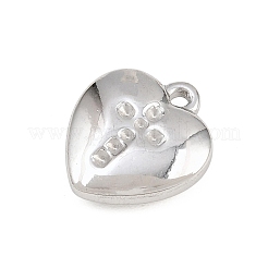 Pendentifs en acier inoxydable 304 sertis de strass&nbsp;SA-CBA038A-01B-P