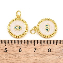 Dijes de latón con microengaste de circonitas cúbicas transparentes y esmalte verde.&nbsp;CU-CBA5CB0-28G