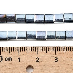 Chapelets de perles en hématite synthétique électrolytique sans magnétiques&nbsp;G-G089-B02-10