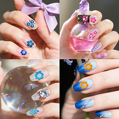DIY-Nagelkunst-Vorlagen aus Edelstahl&nbsp;MRMJ-WH0092-165