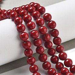 Filo di perline turchesi sintetici&nbsp;G-A255-A04-01A