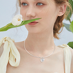 12 Stück 2 Farben Eisen Choker Halskette machen&nbsp;NJEW-UN0001-84