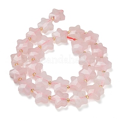 Natürlichen Rosenquarz Perlen Stränge&nbsp;G-L657-A06-01
