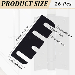 16 pz distanziali per cerniere per porte in PVC&nbsp;FIND-CN0002-64