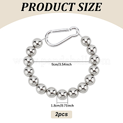 2 bracciale con perline acriliche&nbsp;BJEW-AN0001-84