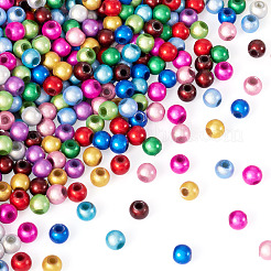 360pcs 12 Farben sprühlackierte Acrylperlen&nbsp;MACR-TA0002-25