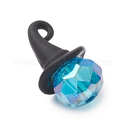 9 Stück 9 Farben Halloween-Thema Galvanisieren Glasanhänger&nbsp;PALLOY-JF04235