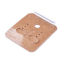 Visitenkarten aus Kraftpapier und Kunststoffschmuck&nbsp;DIY-K032-10A