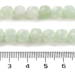 Chapelets de perles de jade blanche naturelle&nbsp;G-H028-A09-21