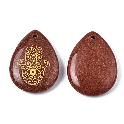Synthetischen Goldstone-Anhänger&nbsp;G-T122-73J
