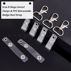 50 Stück D-Ringe aus Eisen mit Drehverschlüssen&nbsp;DIY-OC0011-38