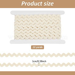 10 Yards Baumwoll-Wellen-Spitzenbesatz&nbsp;OCOR-AN0001-06