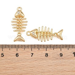 Colgantes de rhinestone de aleación de chapado en rack&nbsp;RB-CBAB71D-02G
