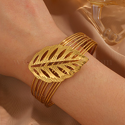 Bracciali rigidi multistrato in acciaio inossidabile 304&nbsp;WGC4236-01