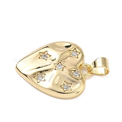 Pendentifs avec zircon cubiques à micro-pavés en laiton&nbsp;KK-D426-21D-G
