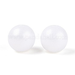 Perles acryliques opaques arc-en-ciel en caoutchouc&nbsp;MACR-T010-10mm-08-01