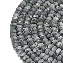 Brins de perles de larvikite naturelles&nbsp;G-P575-A38-6x4mm