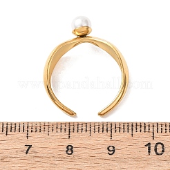 Anelli aperti con polsino in acciaio inossidabile 304&nbsp;RJEW-C151-02G