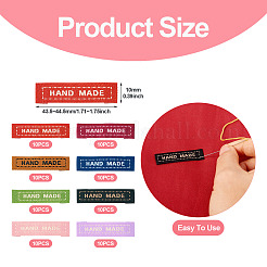 Etichette rettangolari per abbigliamento 80 pz 8 colori fatte a mano&nbsp;FIND-TA0004-26