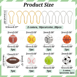 8 stücke 8 arten sport silikon perlen stricken nadel protektoren/stricken nadel stopper&nbsp;DIY-NB0010-34