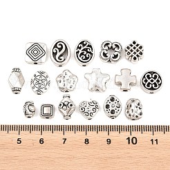 Tibetischer stil legierung perlen&nbsp;FIND-C093-04AS