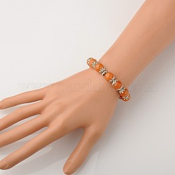 Natürlichen Edelstein runde Perle Stretch-Armbänder&nbsp;BJEW-JB01506