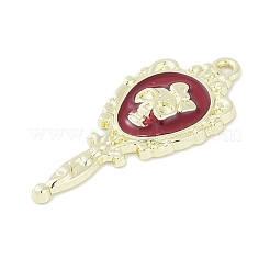 Pendenti smaltati in lega di placcatura a cremagliera di halloween&nbsp;PALLOY-F018-26G-02