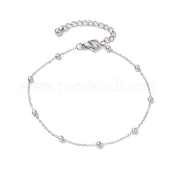 Pulseras de cadena de cable de acero inoxidable 304&nbsp;BJEW-JB11499-02