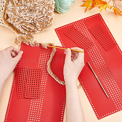 Diy pu kunstleder tasche strickset für die geldbörse herstellung&nbsp;PURS-WH0005-01E